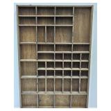 Typesetter Style Shadow Box for Miniatures 24x16"