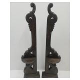 Antique Arcitectual Project Shelf Pieces 33" high