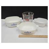 4 Cup Measure & Corning Ware Dishes