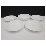 Corelle  8 1/2" wide  One Serving & 4 Soup
