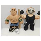 2 Plush  Wrestlers 16" h
