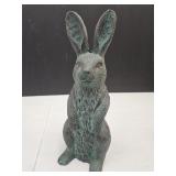 Vintage Cast Aluminum Rabbit 12 1/2" High