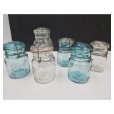 Vintage Wire Bale Ball Jars 1 PT & 1 QT