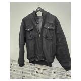 Jordan Craig Black Wool Winter Coat Sz. XL