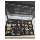 Nice Costume  Jewelry In Display Box