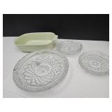 Lot of Older Glass Ashtrays