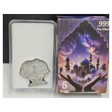 5 Grams .999 Fine Silver Aladdin Series Palace