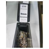 9mm Bulk 250 RDS Steel Casing  Ammo w Ammo Can