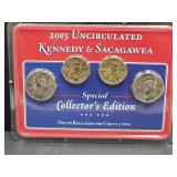 2003 Uncirculated Kennedy & Sacagawea Collection