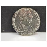 Austria Maria Theresa Silver AU  Round