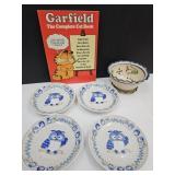 Stoneware Colander 6.5"w, Garfield Book & Arita