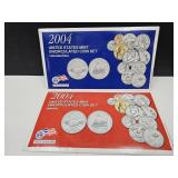 2004 US UNC Mint Coin Sets