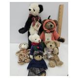 Boyds Plush Bears 7 to 16""