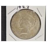 1923 Silver Peace Dollar Coin