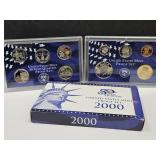 2000 US Mint Proof Set Coins