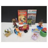 VTG Spiderman & G.I. Joe Books & McDonalds Toys