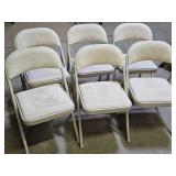 6 Very Nice Padded Samsonite  Chairs Like New