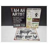 Lot of Signs Big Foot & More