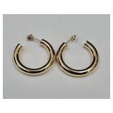 Gold Plated Hoop Earrings