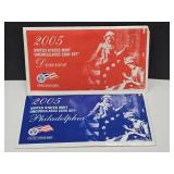2005 US UNC Mint Coin Sets
