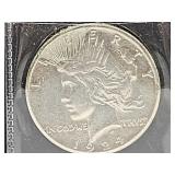 1924 S Silver Peace Dollar Coin