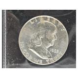 1963 UNC? Silver Franklin Half Dollar Coin