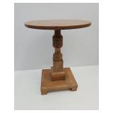 Vintage Hand Made Solid Plant Stand 18.5" h