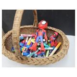 Spiderman Toys, Hot Wheels, Monster Truck +