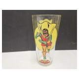 Vintage ROBIN From Batman  Pepsi Cartoon Glass