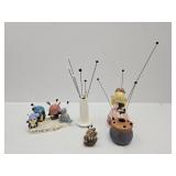 Collection of Hat Pins & Hat Pin  Holders