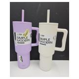2 New 40 OZ Simple Modern The Trek Water Tumblers
