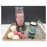 Lot of Candles Scented, Tea Lights , Holder +