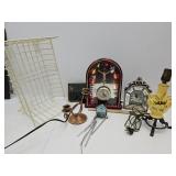 Lighted Jesus Clock, Wind Chime, Dresser lamp+