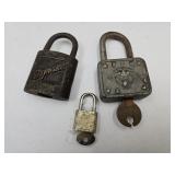 3 Locks & 2 Keys