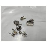 Costume Jewelry Playboy Bunny Pin, Earrings,