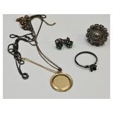 Scrap Silver See WT & GF Necklace  not weighed