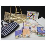 Lot of Shopping Totes, Twister Game,Toddler Books