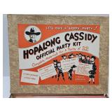 Hopalong Cassidy  Official Party Kit for 12