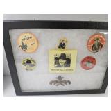 Hopalong  Buttons, Pendants & Matches w Display