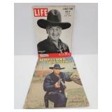 Hopalong Cassidy Coloring Book & LIFE 1950 Magazi