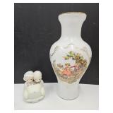 LG Italy  Vase 14.5" high  & Precious Moments