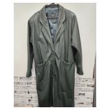 Geniun Leather Green Ladies Jacket SZ LG