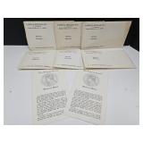 6 John F Kennedy Bronze Medals, Pilot Tokens +