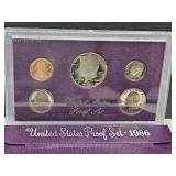 1986 US Proof Set Coins