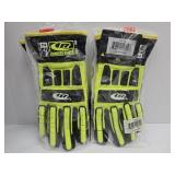 2 Pair Industrial Gloves Med.