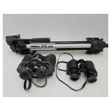 2 Pair VTG Binoculors Jason 7X35 + Velbon Tripod