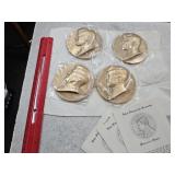 4  3" Kennedy  Bronze Memorial Medallion