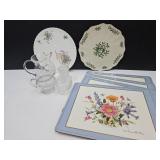 Lenox & Mikasa Christmas Plates,Placemats+