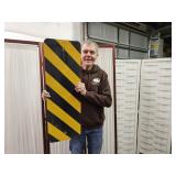 12 x 36" CAUTION Metal Sign