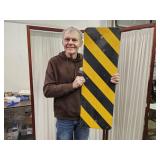 12 x 36" CAUTION Metal Sign